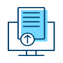 document with download arrow